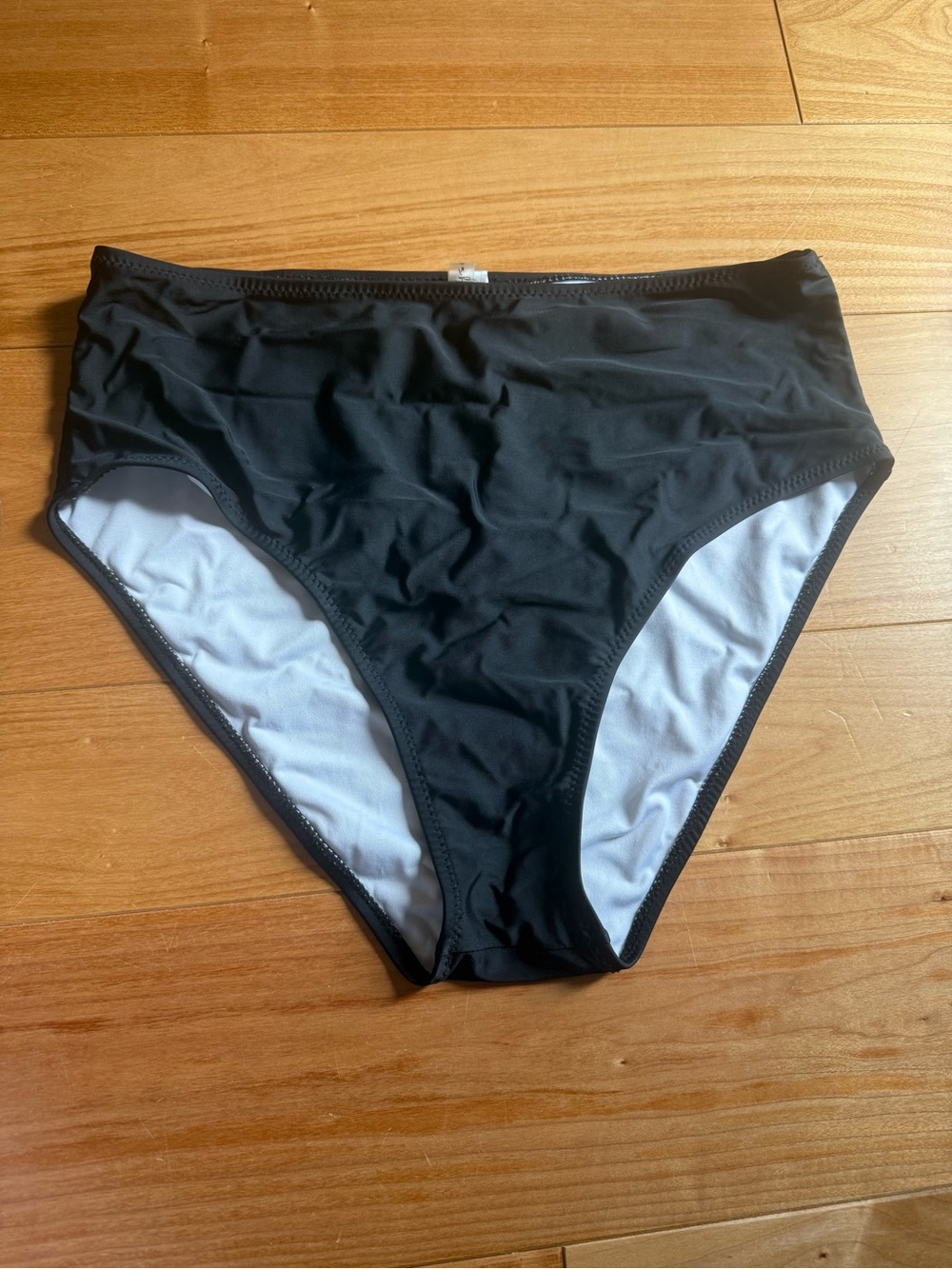 Cupshe Black High-Waist Bikini Bottoms